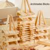 Creative Archimedes Building Blocks: 100-Piece DIY Construction Sticks for Kids
