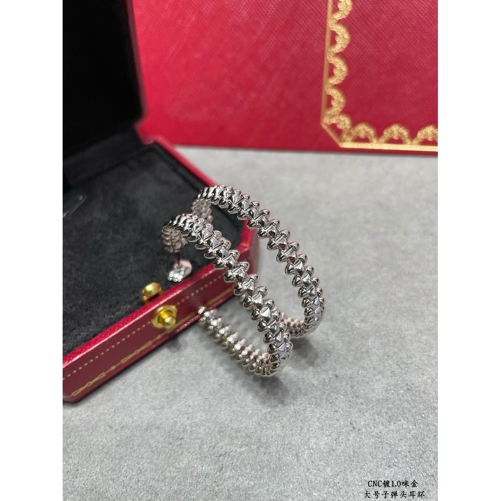 

Серьги-пули Унисекс, Добавляющие элементы заклепок Модные и изысканные, высококлассное индивидуальное гальваническое покрытие 18-каратным золотом серебряный