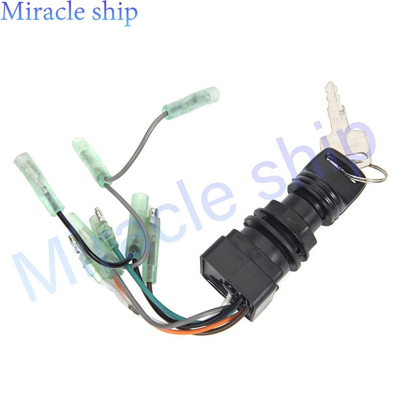 37110-92E01 Ignition Key Switch Assembly For Suzuki Boat Motors Parts 37110-99E00 Engine Replaces Parts