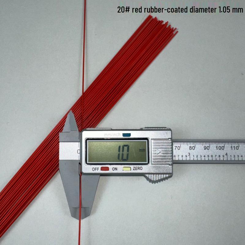 Plastic-Coated Floral Iron Wire for DIY Projects and Baking (Black, White, Green)