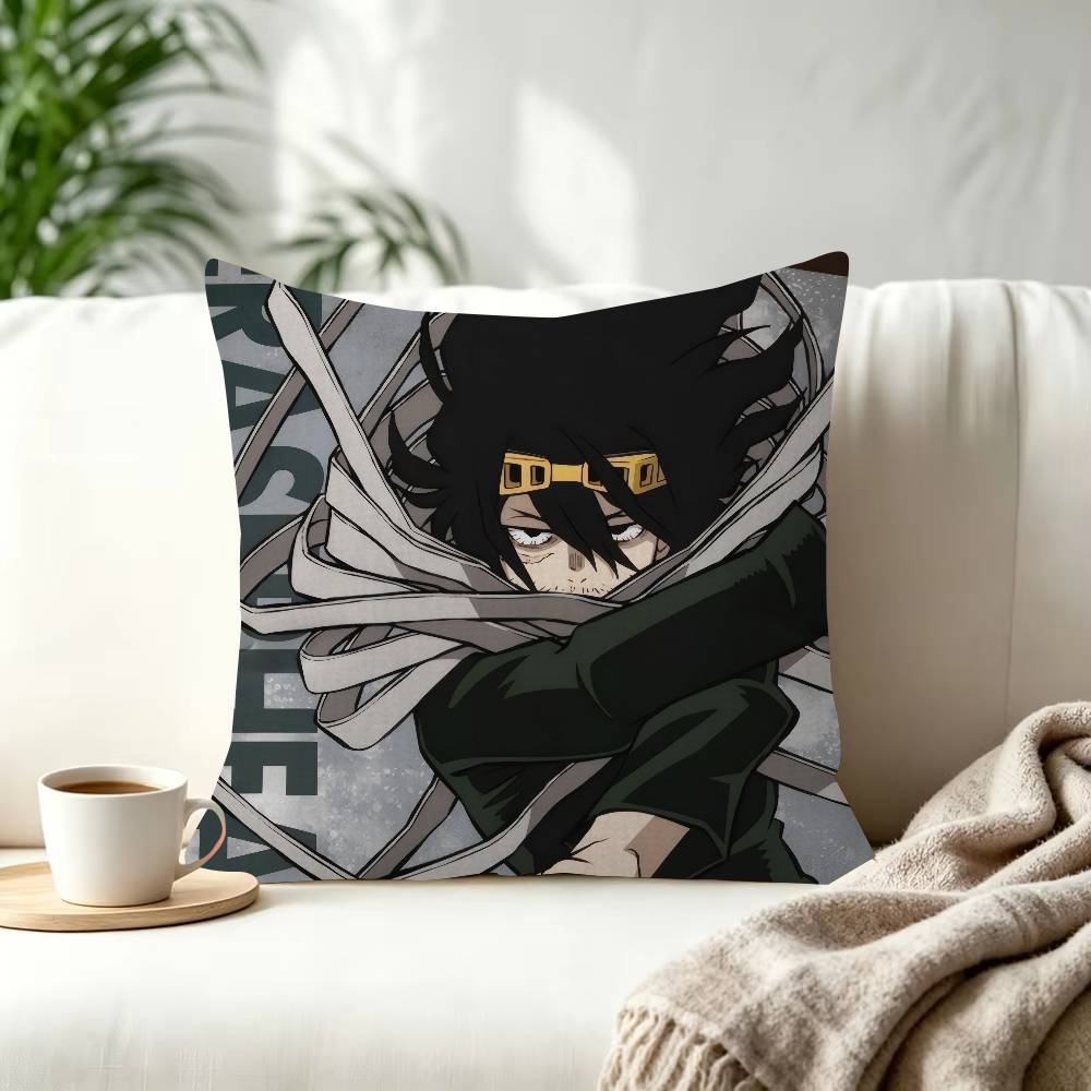 Anime cushion aAizawa Head Decorative Room Aesthetics Pillow Case Home Decor Bedroom Sofa Bed Pillow Cover x