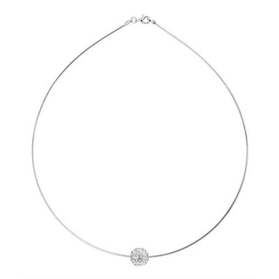 Necklace - LOVA LOLA VAN DER KEEN - Synthetic Diamond - 925 Sterling Silver - 42 Cm - Women