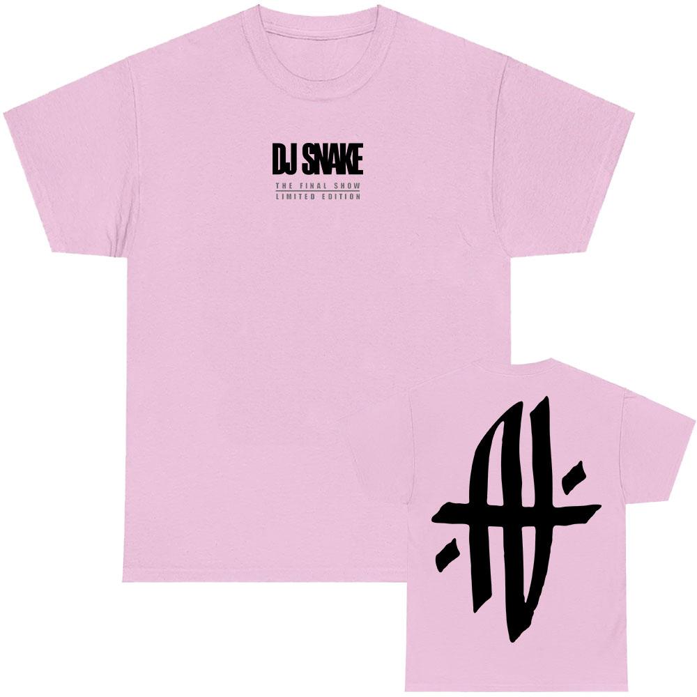 DJ Snake The Final Show 2025 NEW T-shirt Summer Cotton Loose T Shirt O-neck Fashion Summer Tshirts Grunge Unisex Tees