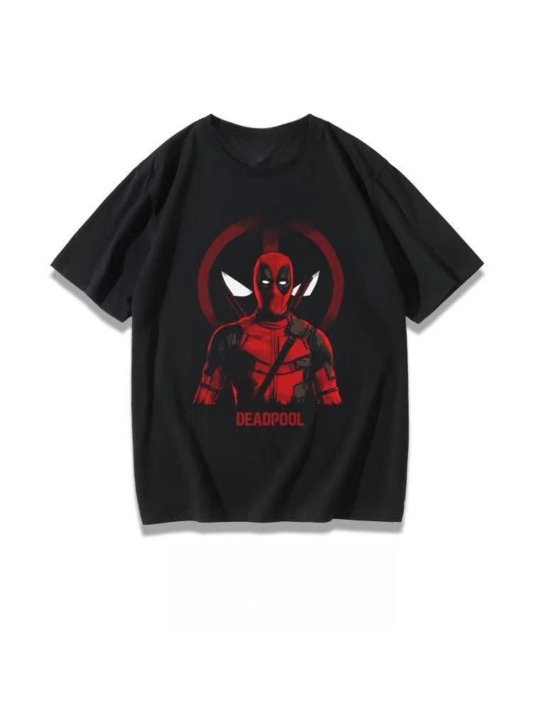 

Marvel Deadpool 3 Joint Release Summer Cotton ShortSleeved and LongSleeved Unisexs TShirts M