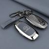 Leather Car Key Case Protection Shell Cover For Nissan X-Trail T33 Serena Rouge Kicks Pvathfinder Ariya Rogue Versa 2023 2024