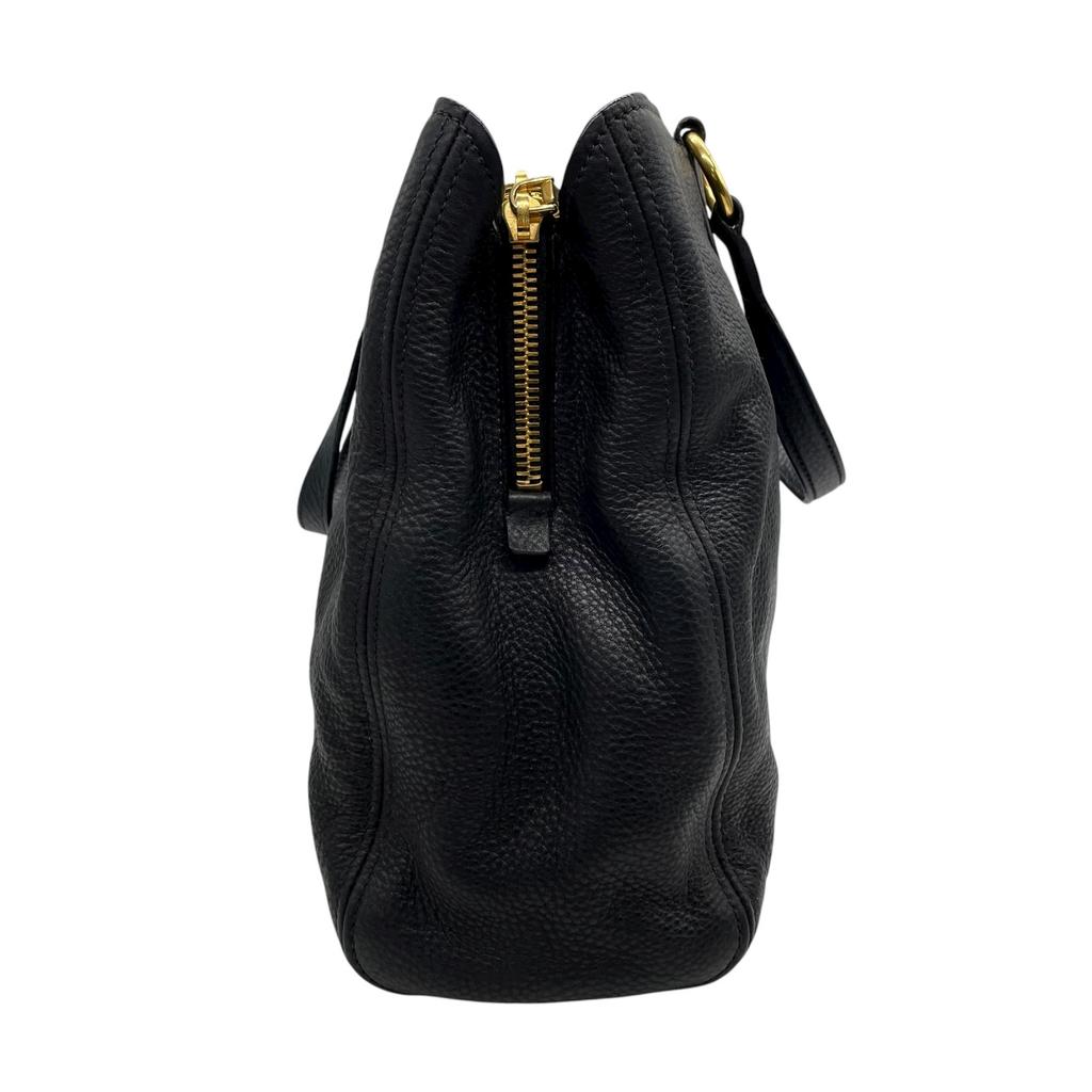Used MIUMIUTote Bag black leather Women