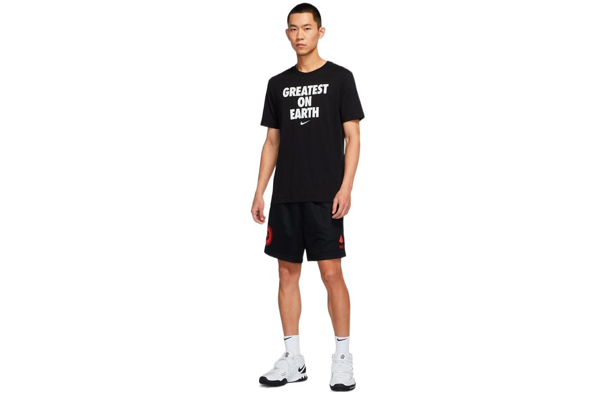

Nike T Shirts Men s Black Crew Neck Moderate Straight Fit DJ3716-010 L