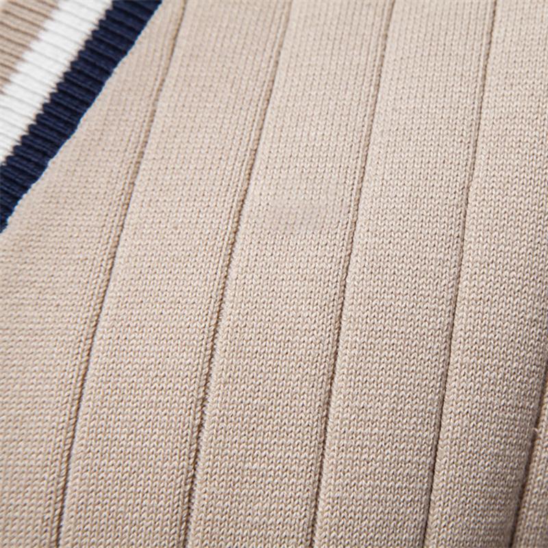 Gant Herbst/Winter Bestickter Neuer Cardigan Herren V-Ausschnitt Langarmpullover Strickjacke