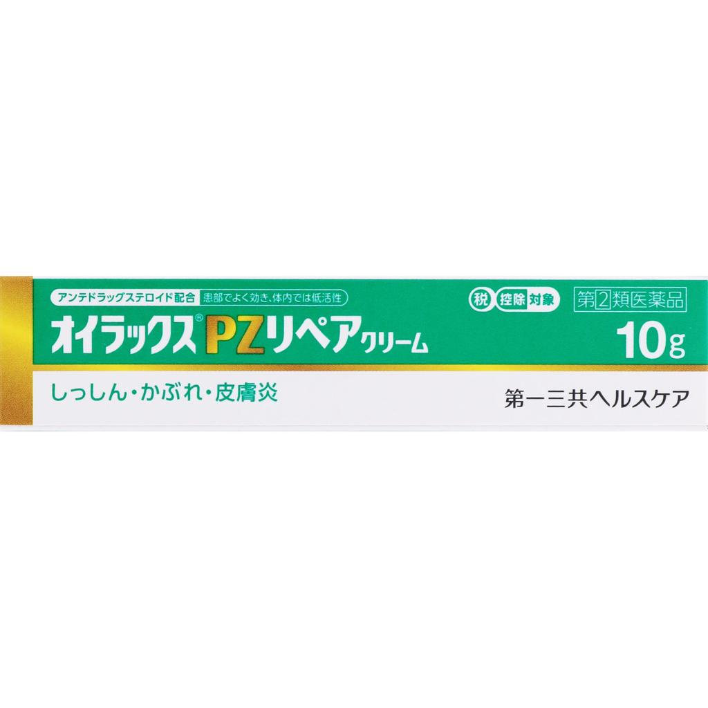 Daiichi Sankyo Healthcare Oirax PZ Repair Cream 10g Steroids Indications:[Indications and Effects] Eczema, Contact Dermatitis, Dermatitis, Hives, Pric