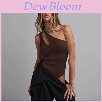 Summer Womens Sexy Cotton Ribbed Sleeveless Jumpsuit With Hollow Out Design For Party Wear