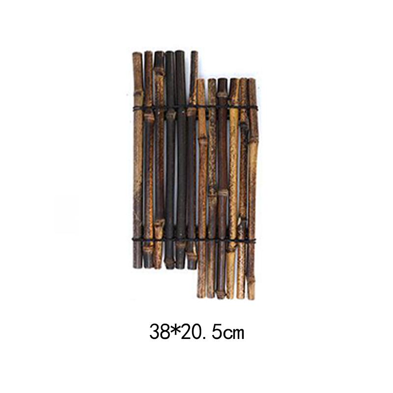 Vintage Bambus Sushi Schale Bambuszaun Platte Japanischer Koreanischer Stil Sashimi Küche Sushi Boote Kreative Präsentation Servierplatte