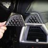 ABS Carbon Fiber For BMW X5 X6 X7 G05 G06 G07 2026-2026 Car Dashboard Side Air Outlet Decorative Frame Sticker Car Accessories