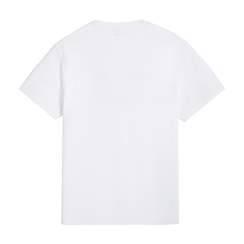 Li-Ning Versatile Fashionable Breathable Short Sleeve T-Shirt Unisex tops White AHSW845-2