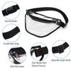 Waterproof Transparent Waist Bag Water-Sprinkling Festival Clear Crossbody Bag  Female/Male