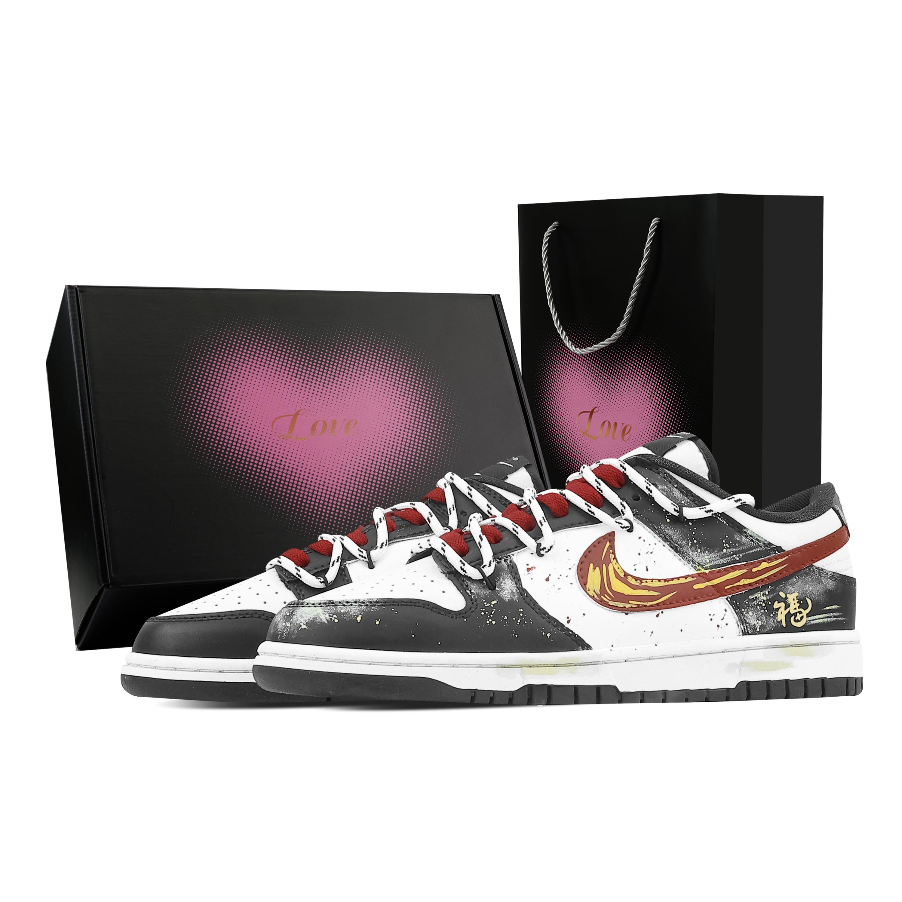 

Nike Dunk CI MU, Heart Box Abrasion Resistant Low top Skateboard Shoes Unisex Black Gold HF5441-100(Team773--) 44.5