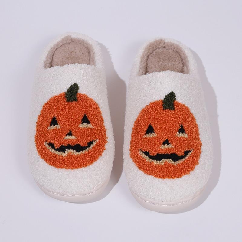 Halloween cross-border hot-selling Mao Mao slippers home cute cartoon home shoes autumn and winter couple thermal cotton slippers
