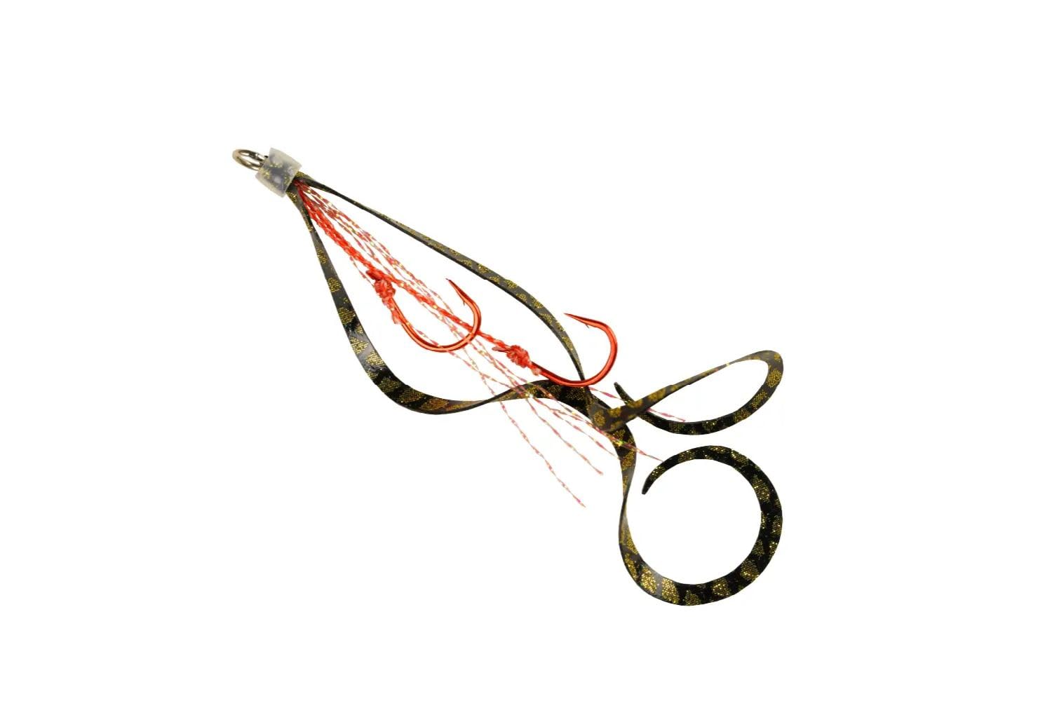 

Start Replacement Unit Double Hook Skinny Short Curly S #43 Black Gold Scale