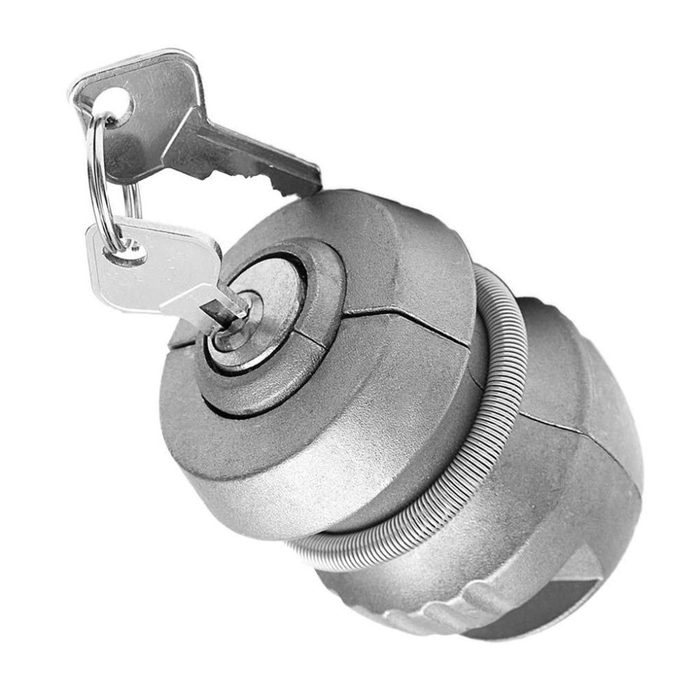 

Устойчивый к коррозии противоугонный замок цинк цинк цинковый сплав сцепное устройство буксировочное устройство для улицы запчасти для прицепов караваны серебряный