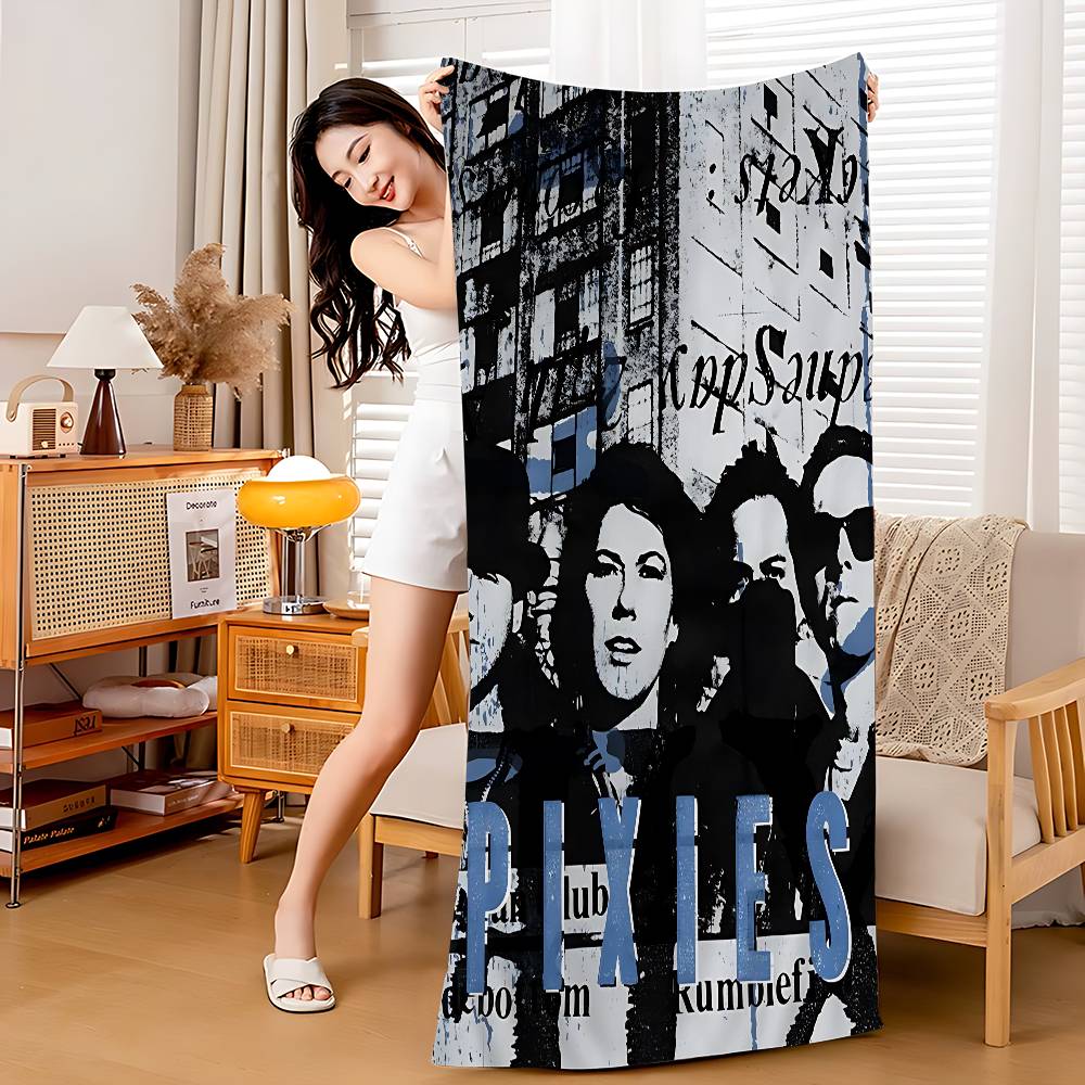 Rock Band P-Pixies Doolittle Microfiber Beach Towel Absorbent Quick dry Soft Yoga Swimming Resort Mountain Climbing Towel