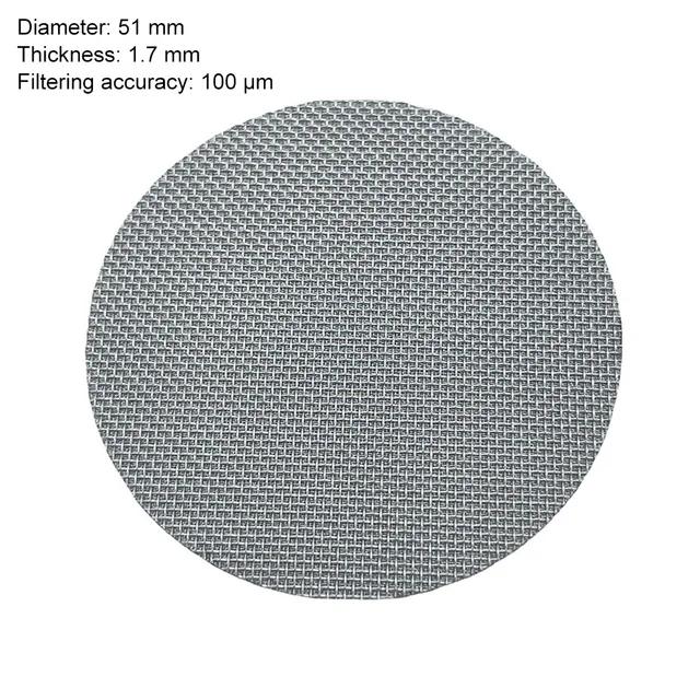 

51/53/58 мм разделитель вторичной воды для кофе сменный возвратный фильтр-сетка подходит для кофемашины ручка дисковый экран 3PCS