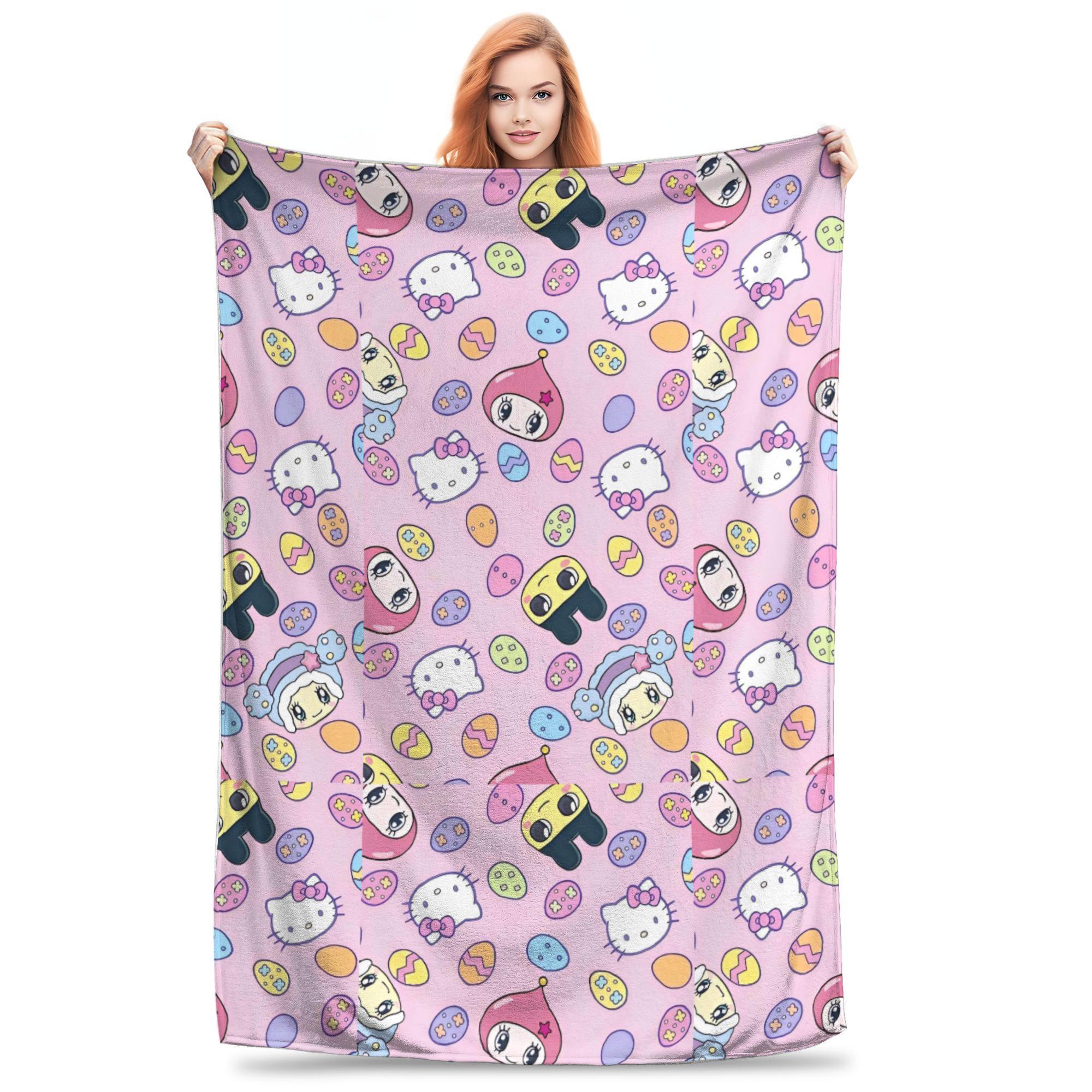 

Japanese Tamagotchis Blanket Soft Warm Fluffy Plush Bedding Throws For Child Outdoor Flannel Bedspread Bed Cover 75x90cm