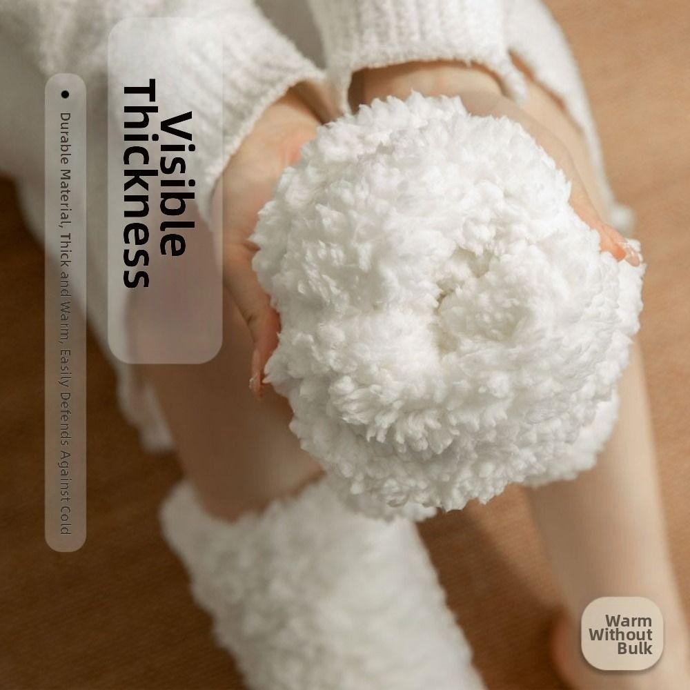 Thickened Thermal Socks Coral Fleece Leg Covers Warm Floor Socks Christmas Gift