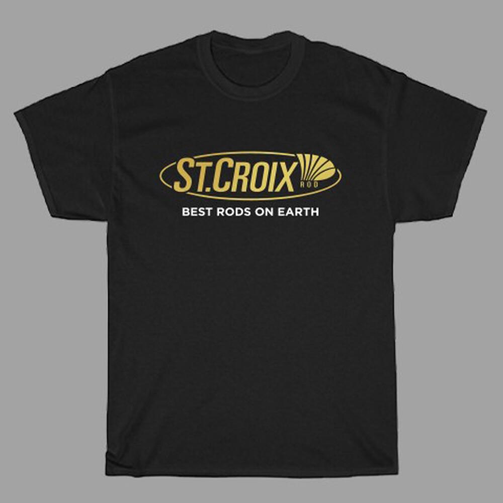 St. Croix Fishing Men#039;s Black Size S to 5XL Unisex T-Shirt XXXXL