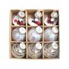 9pcs DIY Painted Christmas Hanging Balls 6cm Merry Christmas Decor  Holiday Festive