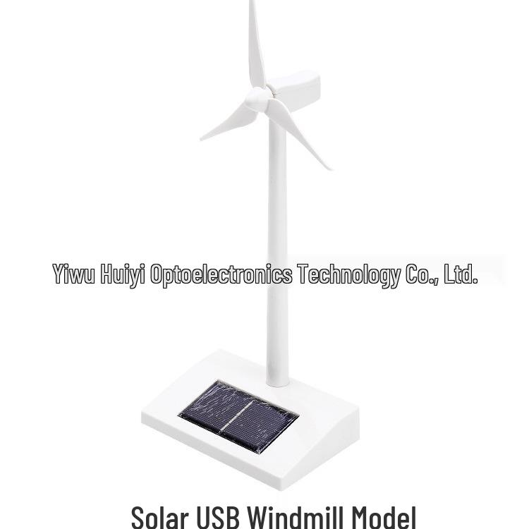 Ornamento de Carro Sedan Moinho de Vento Solar - Decoração Criativa para Exterior e Interior & Modelo para Experiência Científica