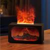 Fireplace Style Aroma Diffuser with Humidifier 140ml Water Tank and Adjustable LED Light for Relaxing Ambiance