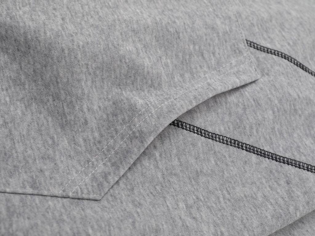 Rozložená patchwork mikina s kapucí - Hranický trend