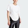 Adidas X Stella McCartney Sportswear T-shirt à ourlet incurvé Femme Hauts Blanc IT8271