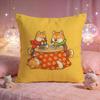 Playful Shiba Inu Cushion Cover Premium Comfort Reversible Pillow Cove Two in One Design for Any Room  Car Interior
