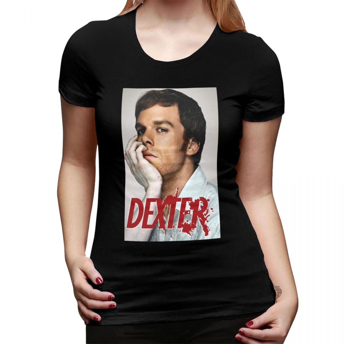 

Dexter Morgan Movies TShirt for Women ONeck Streetwear T Shirts Womens Tees Short Summer Clothes Tops 4XL