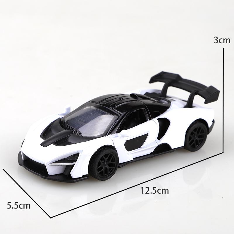 (Bagged) 1:36 Senna Alloy Pull-back Racing Car, Simulation 1.36 Alloy Pull-back Racing Car, Boy's Toy