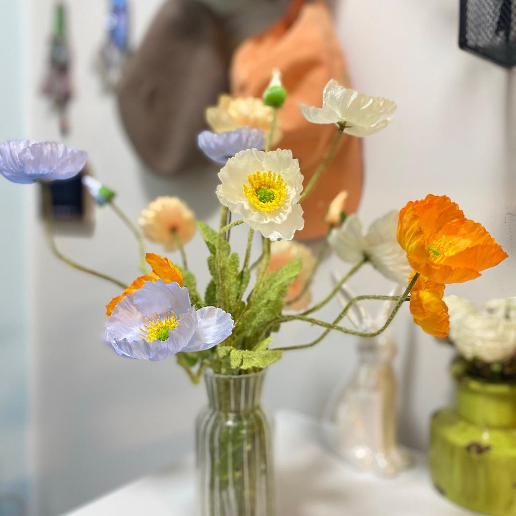 Floare artificială de crizantemă de alge de apă