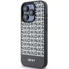 Dkny Dkhmp15Lpsospk Iphone 15 Pro6.1 Czarny/Black Hardcase Leather Printed Pattern Metal Logo Magsafe