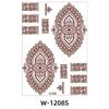 1pcs Red Lace Henna Tattoo Body Sticker Henna Art Temporary Tattoo Hand and Foot for Wedding Eid Al Fitr Coming-of-age Ceremony