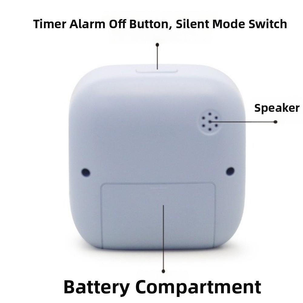 120 Minutes Countdown Alarm Clock Silent Operation Kitchen Timer  For Primary School Students