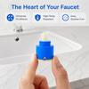 PP Plastic Ceramic Cartridge 3 Holes Water Mixer Cartridge Blue Faucet Valve  Single Handle Faucet