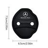 4pcs Car Silicone Door Lock Cover Protective Sticker For Mercedes Benz Smart W108 W124 W126 W213 W168 W169 W176 W220 AMG W203 jjj1
