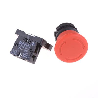1 Stücke Xb2-Es542 22Mm Nc Rot Pilz Not-aus-druckschalter