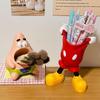 Qiqi Mi Cute Cartoon Pen Holder: Multifunctional Desktop Ornament and Fountain Pen for Students