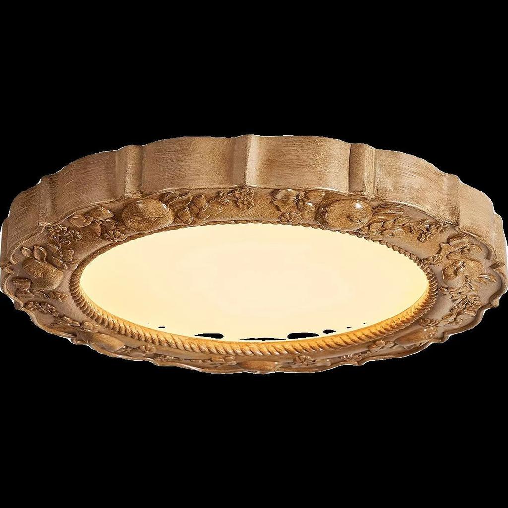 Retro Lampa Sufitowa Gipsowy Relief Artystyczny Balkon Sypialnia Światło Nowoczesna Minimalistyczna Lampa Wisząca