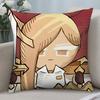 Game C-Cookie Run Kingdom Pillow Case Short Plush Pillow Covers Sofa Decorative Gift Home Printing Cushion Cover