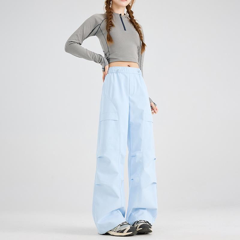 Unisex Water-Repellent Breathable Softshell Mountaineering Pants - Autumn/Winter Wear Resistant Loose Fit