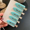 5/10pcs Set No Crease Basic Hair Clips for Women And Girls Hair Accessories No Bend Barrettes for Hair Styling