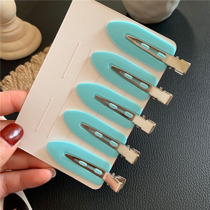 5/10pcs Set No Crease Basic Hair Clips for Women And Girls Hair Accessories No Bend Barrettes for Hair Styling