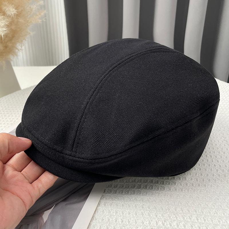 Blogger's Same British Style Newsboy Artist Hat Big Head Circumference Couple Trend Versatile Reversible Can Wear Duck Tongue Forward Hat