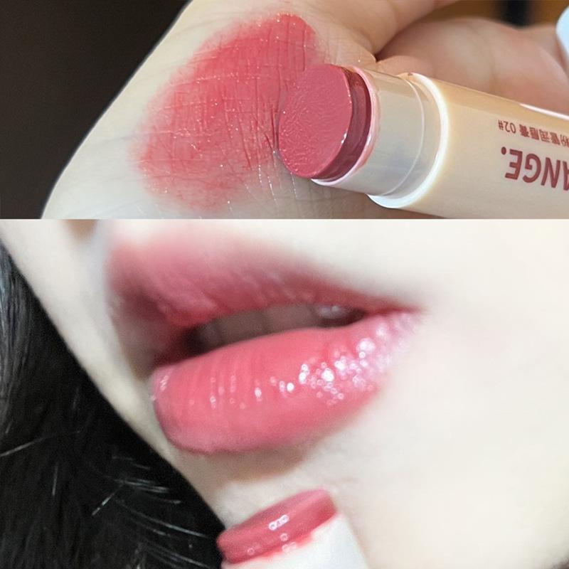 Pink Tube Moisturizing Tinted Lip Balm Hydrating Nourishing Lip Care For Women